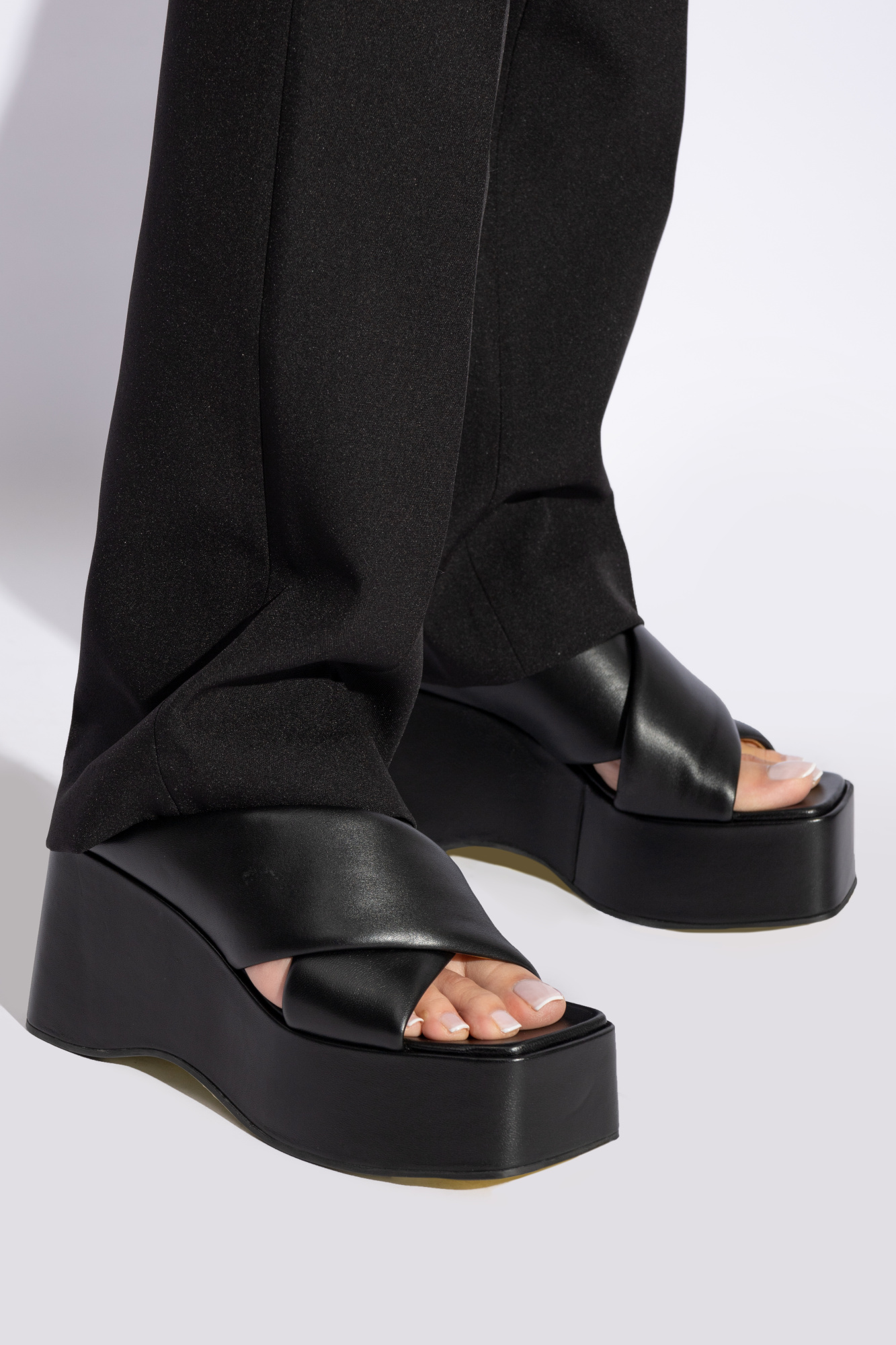 サンダル・ミュール PARIS TEXAS Women Sandals PX833 black Paris Texas Sandals Women Patent Leather Black | B-Exit – B